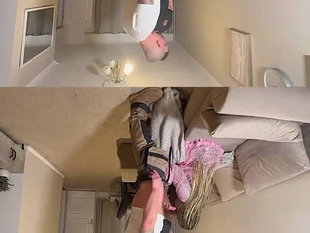 Black Xeinna Rose Tag Teamed by Tradies Instead of Paying Interracial Trio