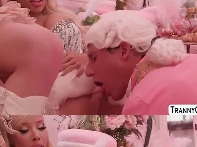 Steamy Royal Orgy With Three Slutty Ts Enjoy