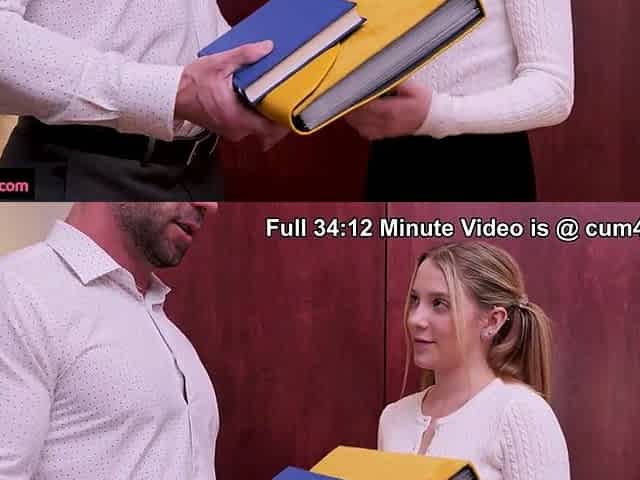 Professor Drains Dick Inside Graduate Wench's Screw Aperture - Becky Summer