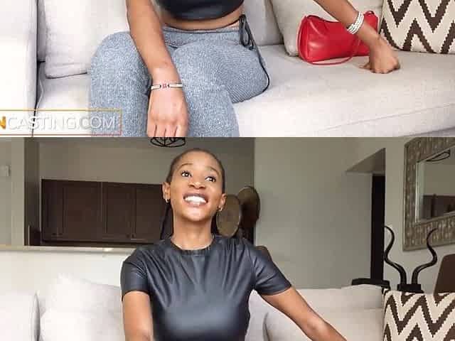 Breasty Ebony Playgirl Vagina Railed By Large Penis American In Interracial Casting