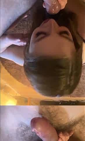 Czech amateur blowjob and fucking POV in public