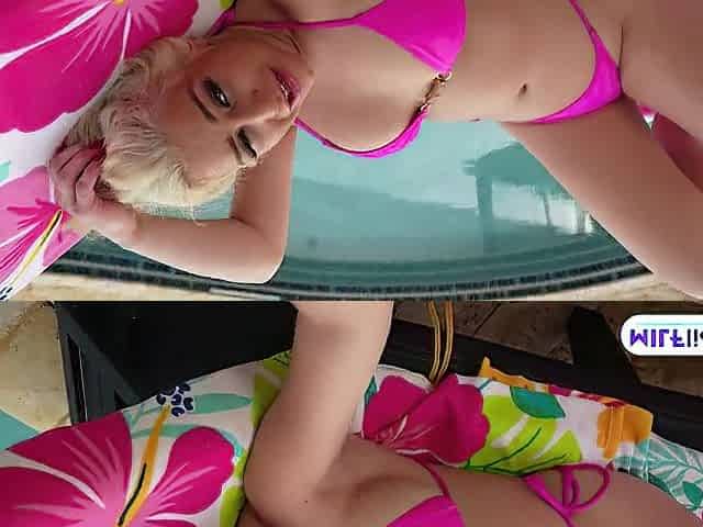 My Stepmom Spencer Scott Can't Get Sufficiently of My Rod & We Banged by The Pool