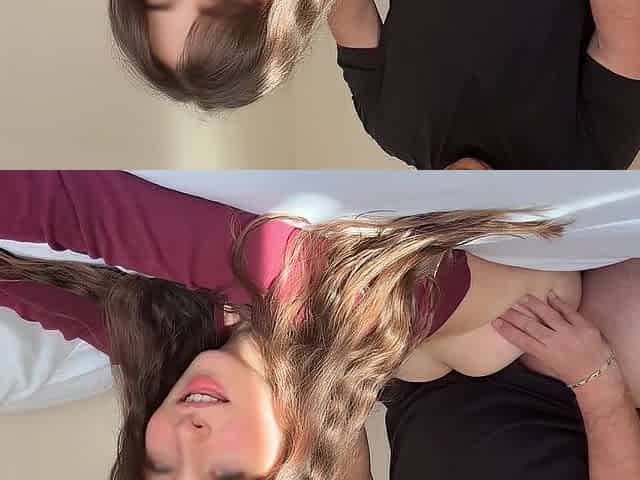 A fan got slutty and finished inside me, banging a follower