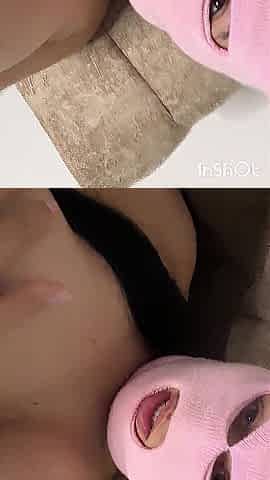 Giant taut twat ejaculates a lot of Colombian whore's milk