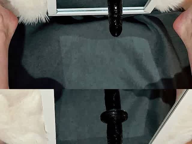Floor Mirror Self-bang - Eager Vagina Booty Reflection