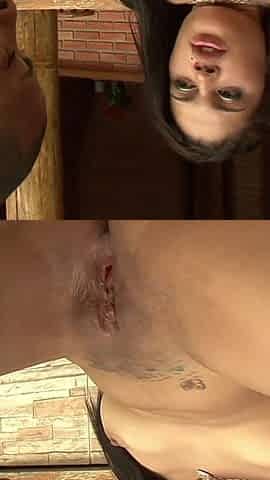Hot Brunette Wife Cheats on Her Husband with the Pool Cleaner