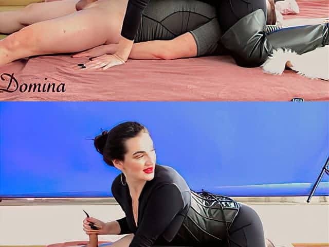 Face Sitting Handjob in Leather Boots 4k