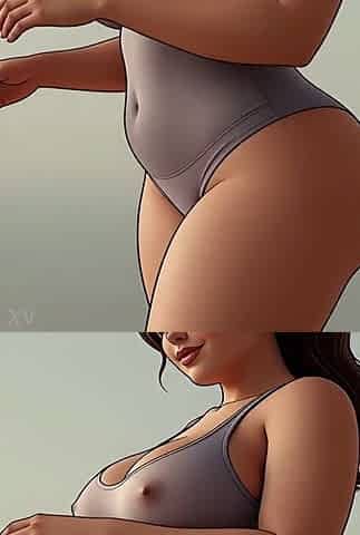 Plump, soft, and hot invites u to admire - AI-generated