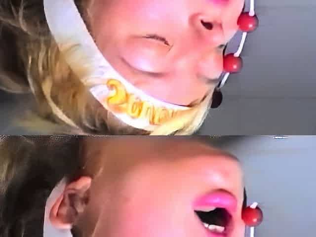 Hardcore double blonde blowjob