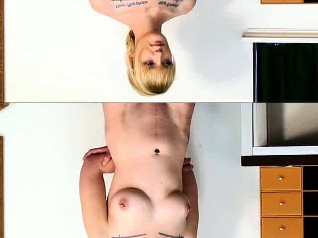 Two blondes have a spanking fetish