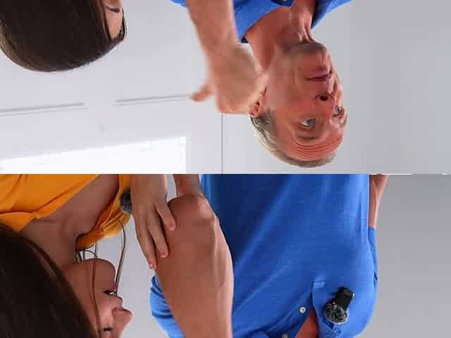Petite teen fucked by her stud stepdad