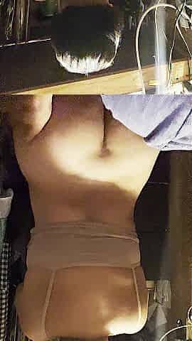Massage in the closet with my Step-Mama LARGE BOOTY, big beautiful woman
