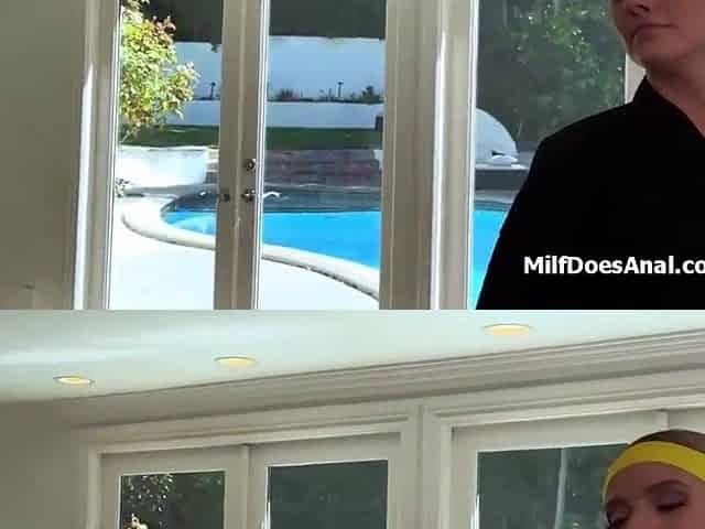 Anal and titty banging for karate win with spicy large tit mother i'd like to fuck