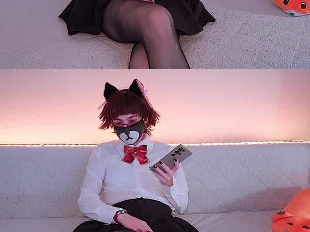 Hose with petticoat and feet teasing for your fap fap evening