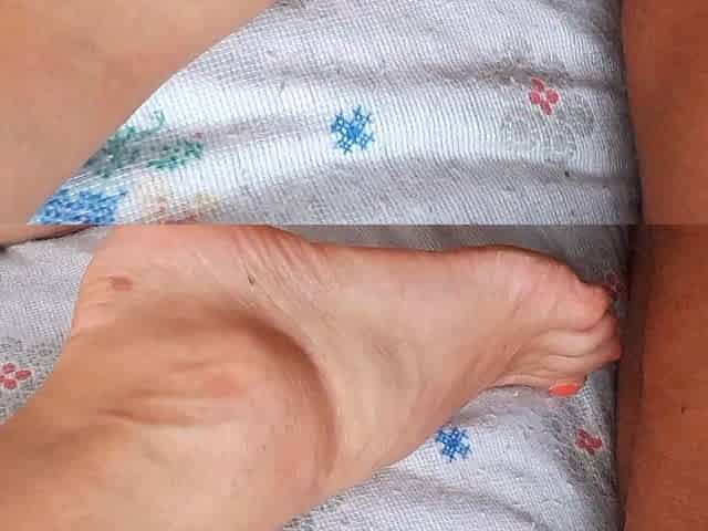 Amateur Blonde Mature Wife Enjoys Foot Worship
