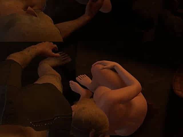 Hot Blonde Suck a Grey Old Man