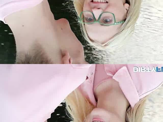 Indecent Flix - Nikki Hill - Nerdy coed screws like a floozy