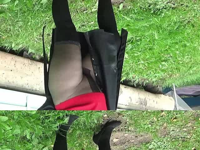 Sexy Tights on a Hot MILF