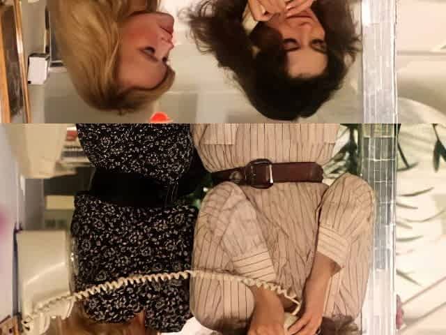 Two awesome busty babes in vintage HD video