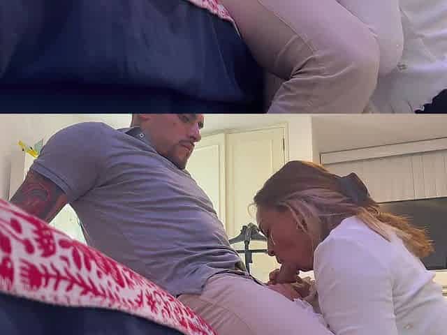Mexican Hotwife use her deepthroat to take my milk !!!