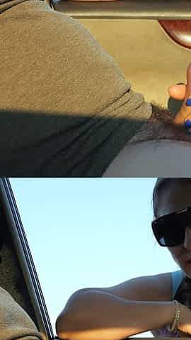 567 I Got Caught Jerking off in a Car by a Girl. She Gave Me an Incredible Blowjob!