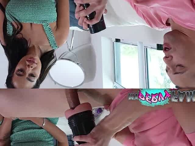 My Latina Step- Vs Pocket Pussy - Victoria June