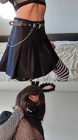 Dommy Femboy Bunny Won't Stop Jerking Off~