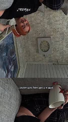 No thing on TV so fill my butt instead
