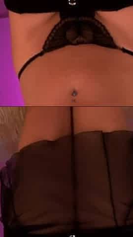 Babeliscious stripping and playing with her sex toy