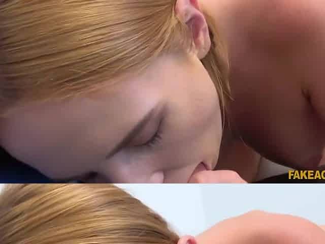 Sexy Model Sprayed With Ejaculant