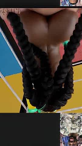 POV Thicc Chubby Black Booty Kimberly Getting Screwed From Behind