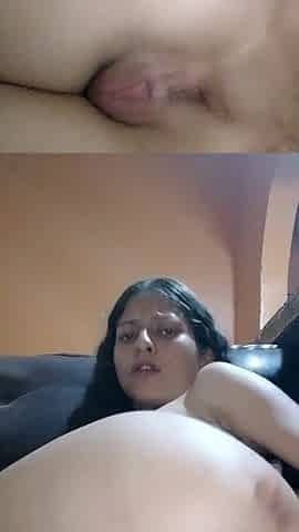 This babe enjoys masturbating on the furniture so much that this babe nearly gets caught!!