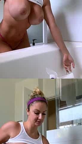 Amateur Big Boobs jerks Big Dick