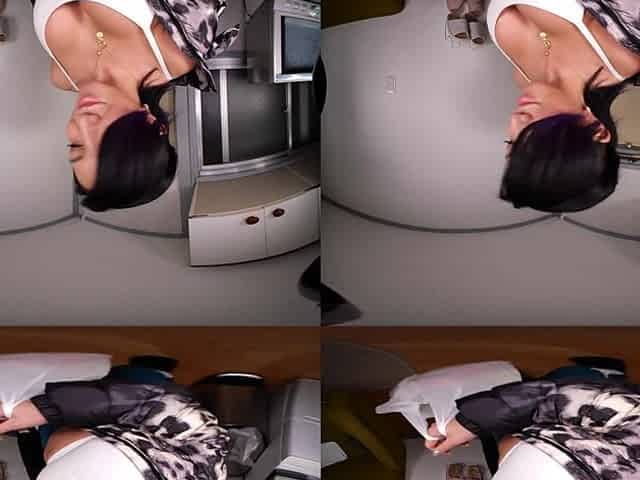 Man-Eating Delivery GAL RINKO; Huge Tits Japanese Babe Solo