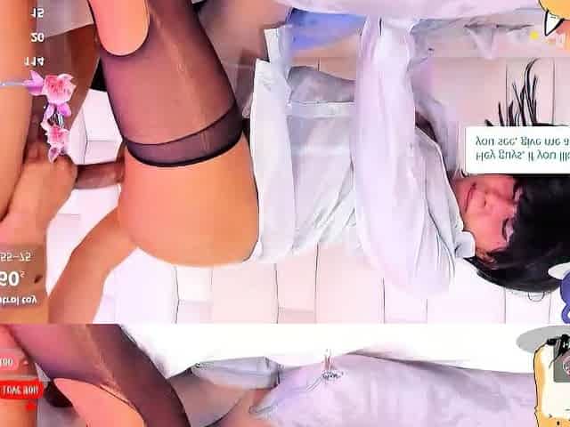 Amateur Asian couple in wild hardcore fuck session