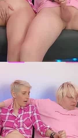 Amateur Couple Emily & Justin Double Masturbation