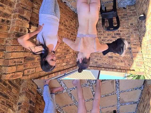 Brunettes Outdoor Piss, Soaking Clothes in Piss, Pants Wetting