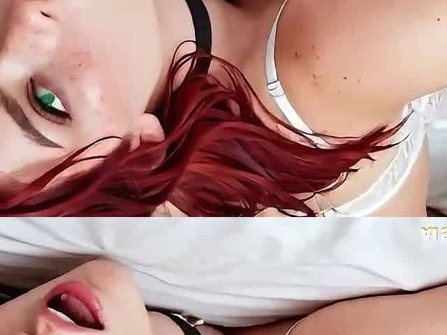 Screwing step sis in twat and booty at home Redhead hotty climax and large booty anal - Virtual Sex [AI generated]