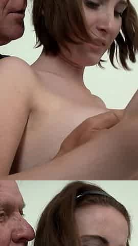 Lia Louise and Celina Davis Deepthroats Huge German Cock and Cumshot