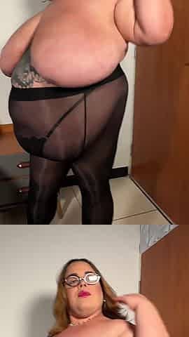 SSBBW Angel DP Cock & Machine in Perfect Harmony
