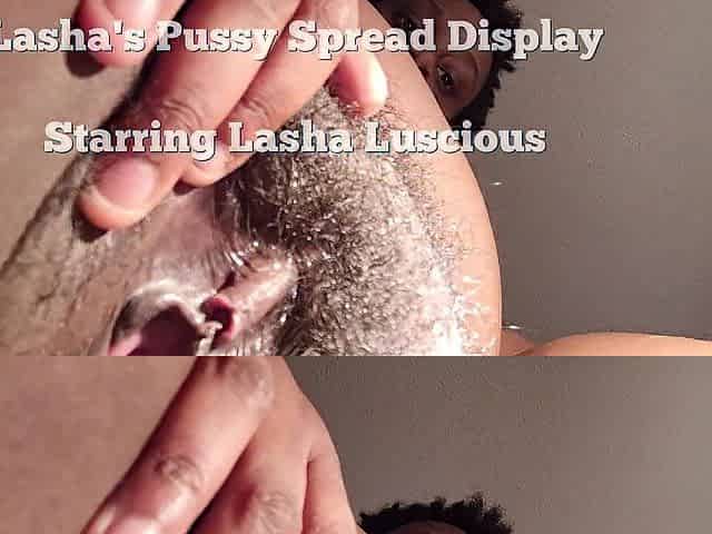 Lasha Luscious Vagina Widen Display