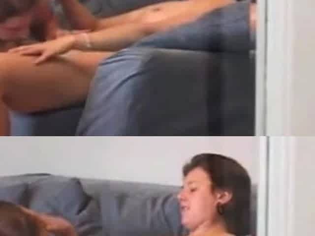 My stepsister got caught having lesbian sex