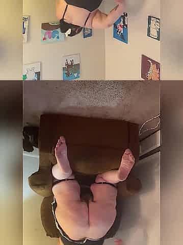 Maid sneaks off for some joy