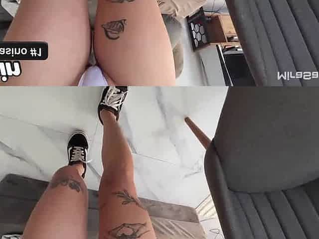 No problem, harsh anal with yam-sized culo latina and creampie next time.