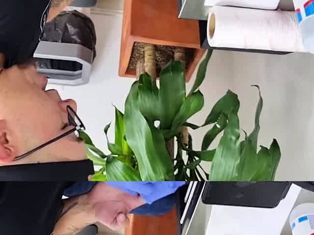 Tattoo ends with cum on the face and multisquirt- Mariana