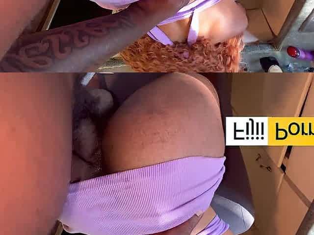 Str8rich - small ebony cutie next door discovered this babe anal wench