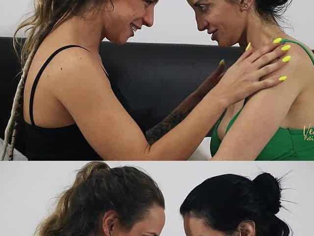 Kissing My Friend Vitoria with Ardor and Passion!