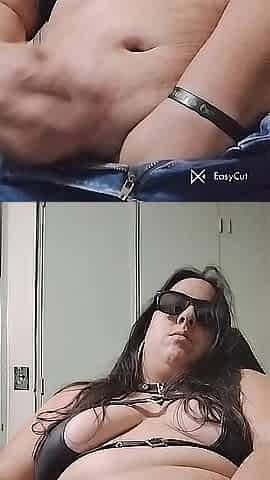 masturbating in a gamer chair