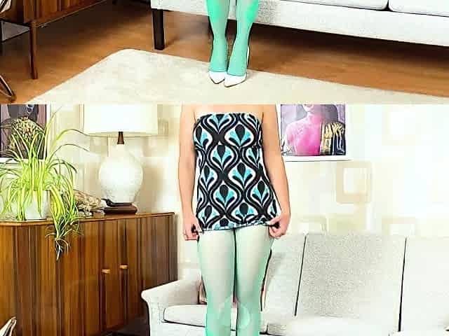 NHLP - Tindra Frost - Party girl pantyhose style!
