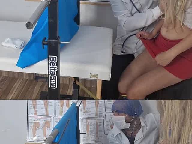 Gynecologist didn't know that guy was being filmed!